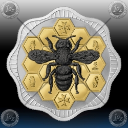 1oz MALTA 5 EVRO 2024 (Maltese Bee) BU